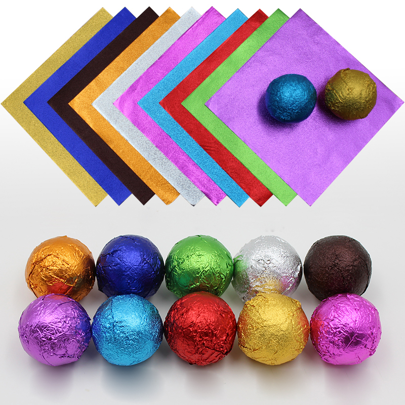 Food Or Snacks - 100Pcs 10x10CM DIY Food Aluminum Foils