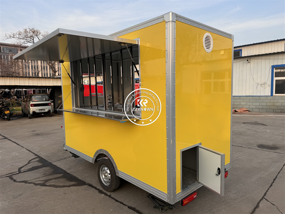 Food Truck With Snacks - 2025 Ice Cream Coffee Food Carts