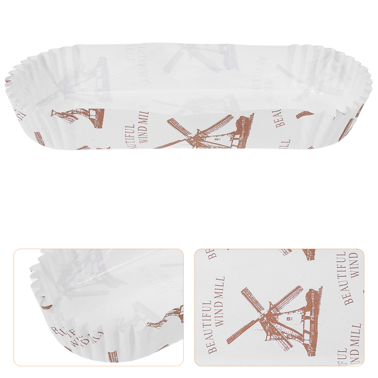 Food Snacks For Picnic - 100 Pcs Hot Dog Tray Disposable