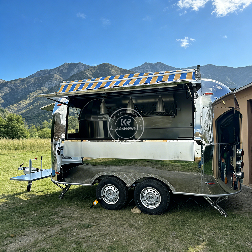 Food Truck With Snacks - Commercial Taco Snack Truck Street Catering