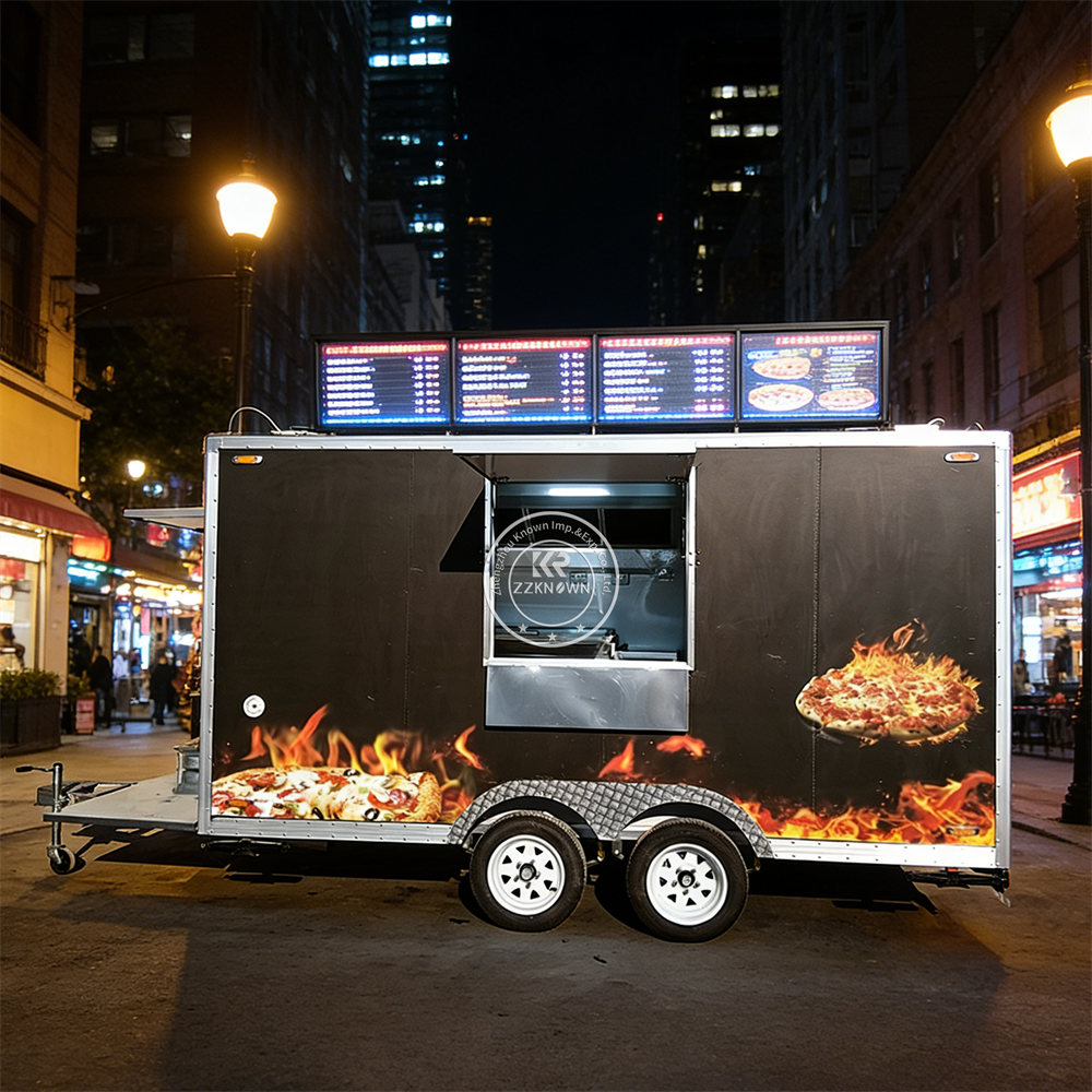 Food Truck With Snacks - Australia Standard Portable Taco Food Trailer