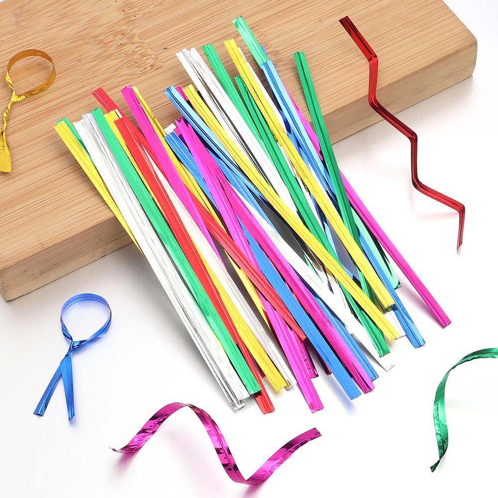 Food Or Snacks - 760Pcs Plastic Iron Twist Tie Colorful