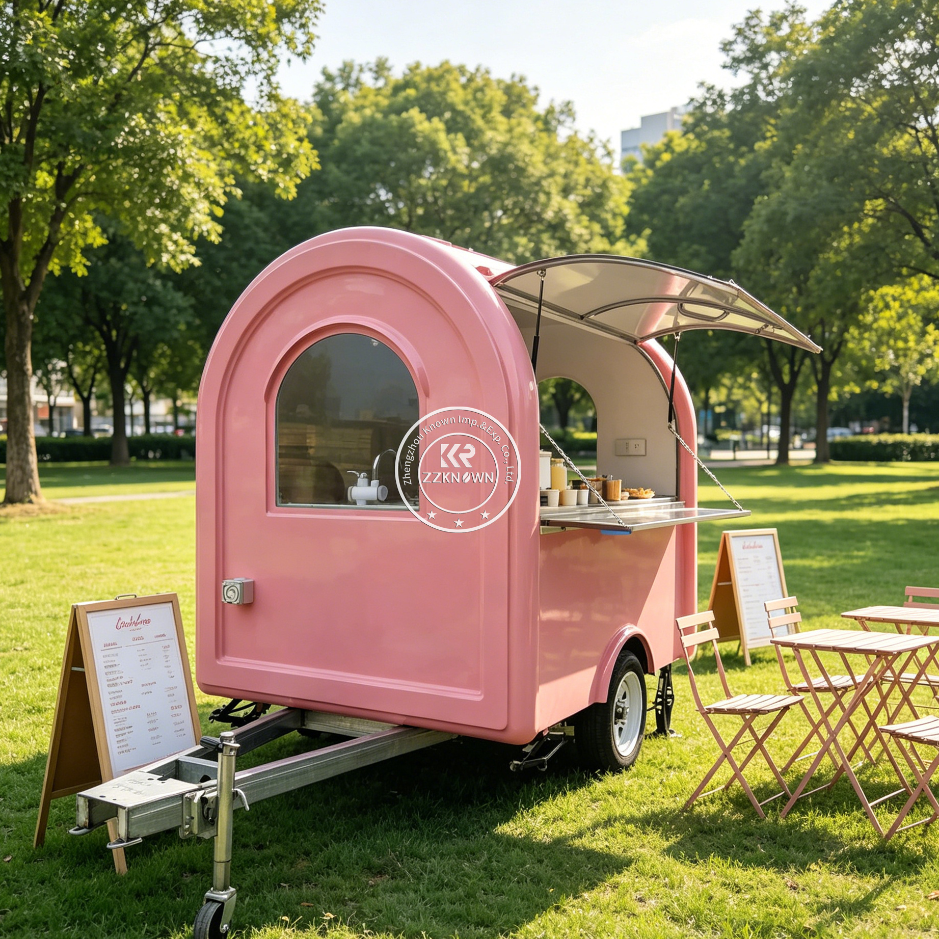 Food Truck With Snacks - Mobile Mobile Waffle Dessert Truck Sweet