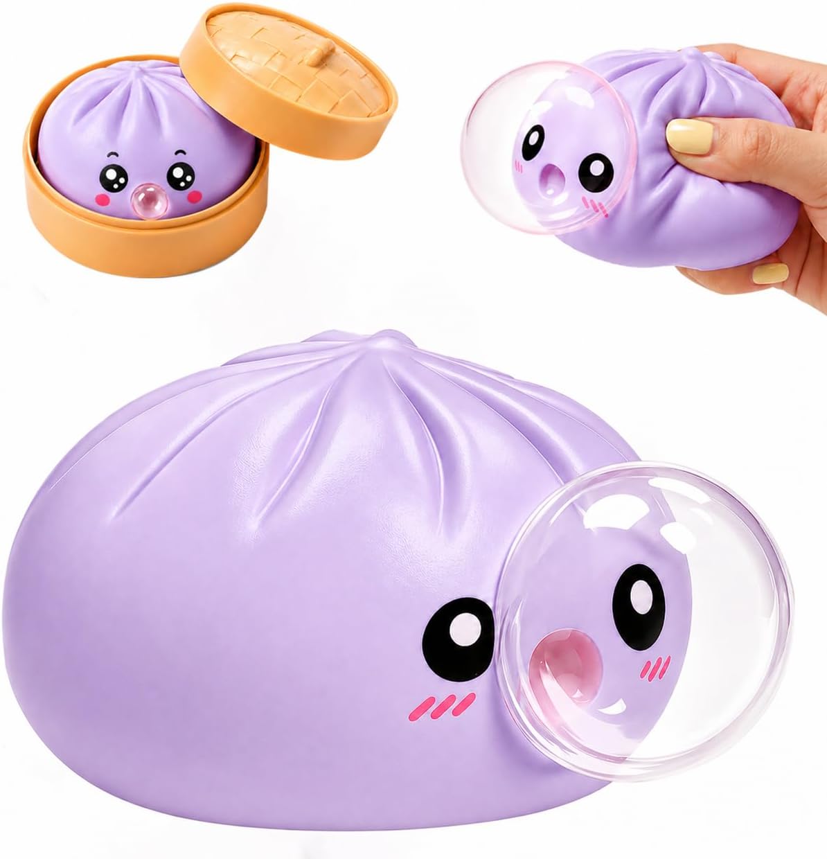 Food & Snacks Coloring - Dumpling Squishy, Mystery Squishy Dumpling Box,