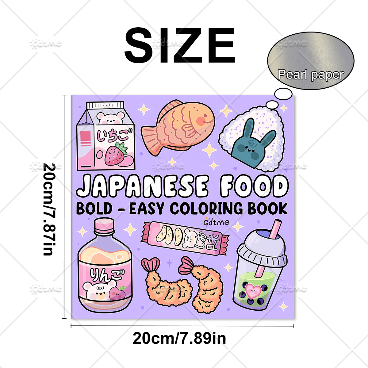 JAPANESE FOOD Bold-easy Patter – обзор и цена Food Y Snacks Coloring Book