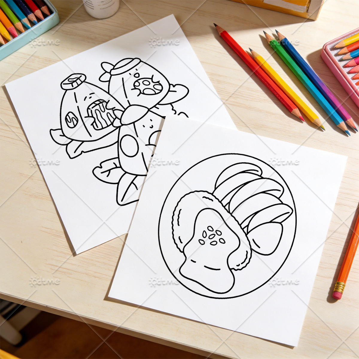 JAPANESE FOOD Bold-easy Patter – обзор и цена Food Y Snacks Coloring Book