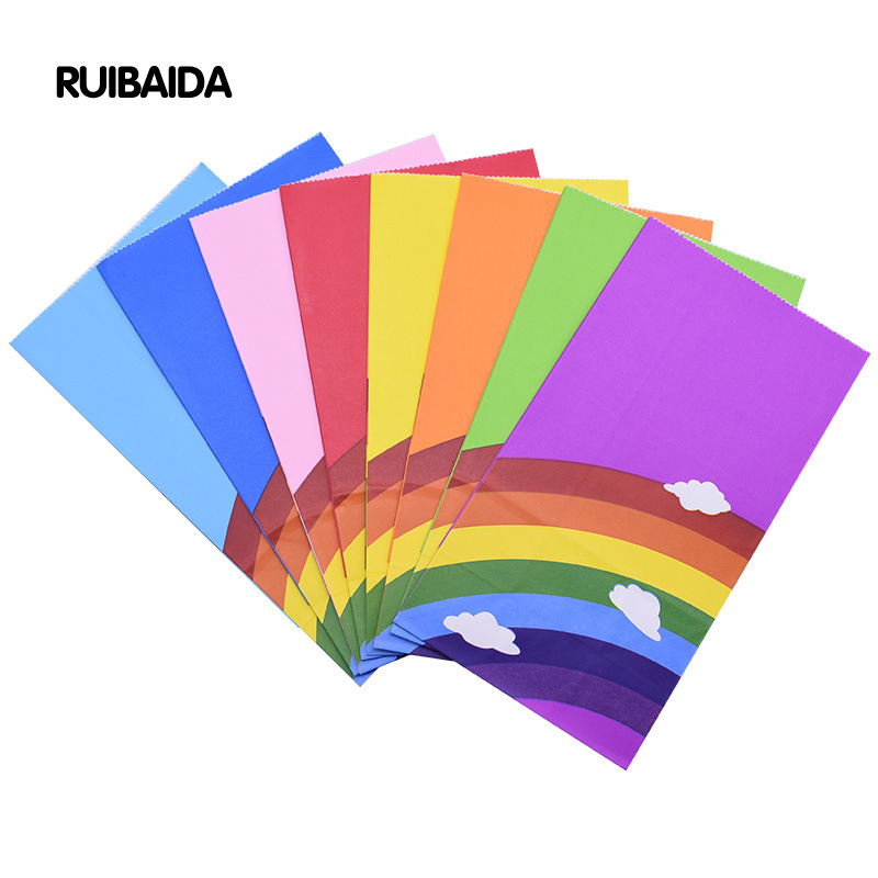 10/20/25pcs kraft rainbow food – обзор и цена Food Or Snacks