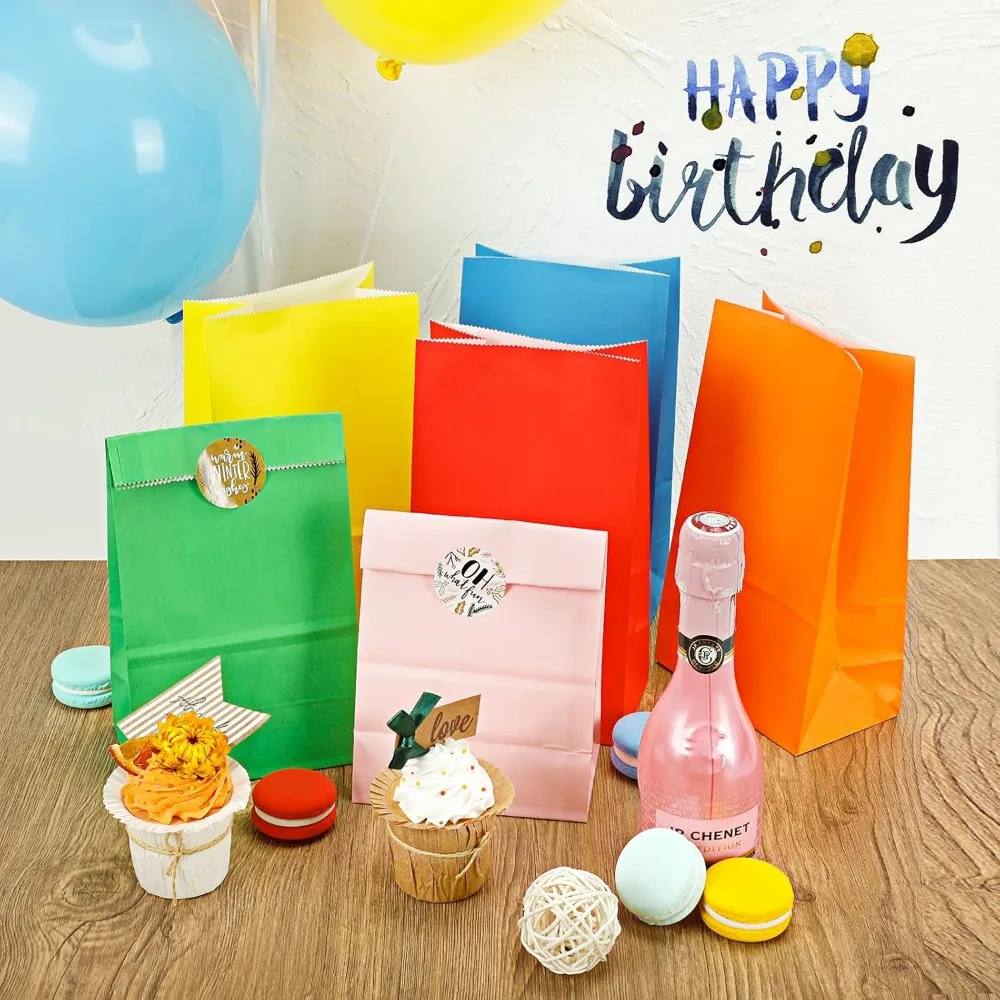 10/20/50pcs colorful Kraft Pap – обзор и цена Food Or Snacks