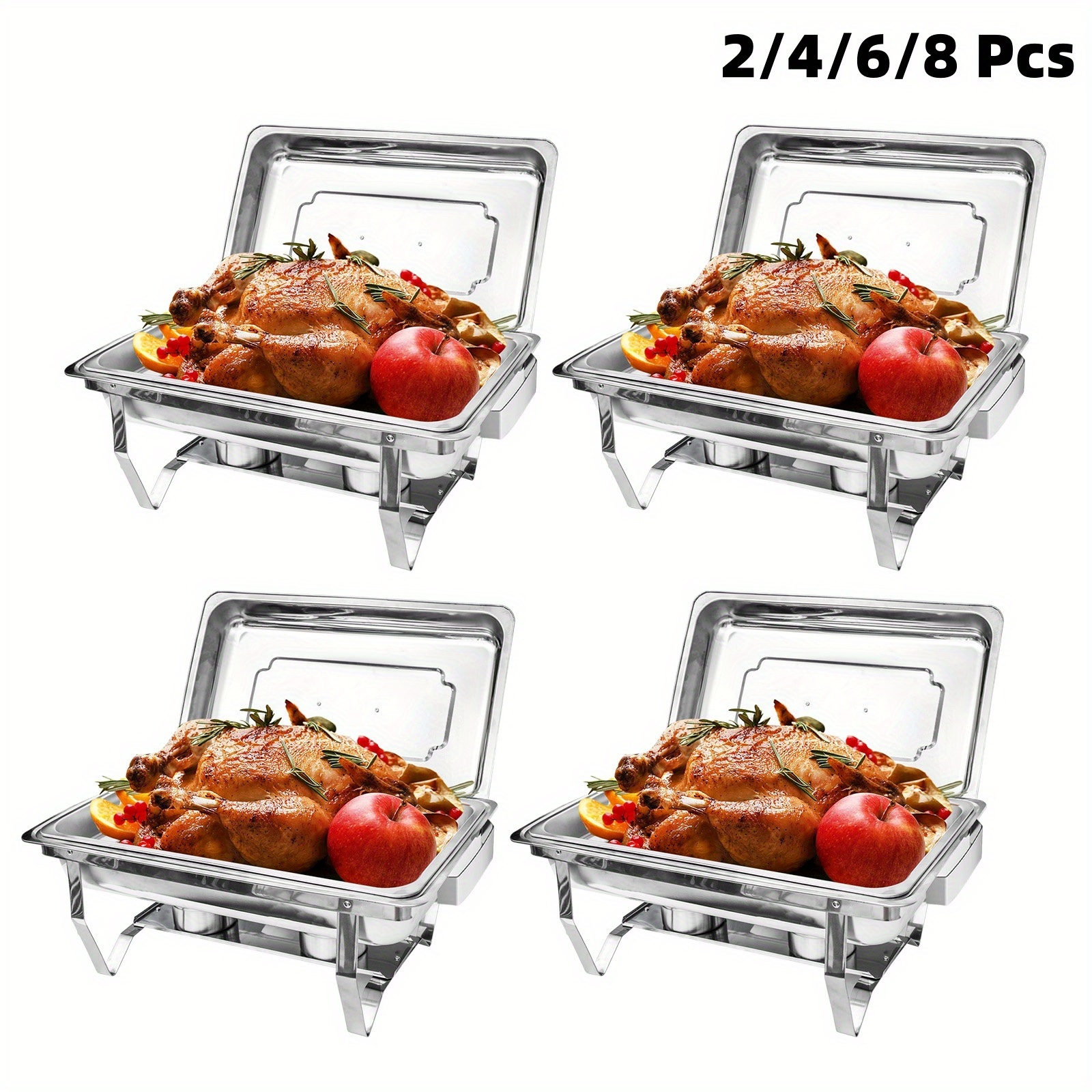 2/4/6/8pcs Chafing Dishes Full – обзор и цена Food Xxl