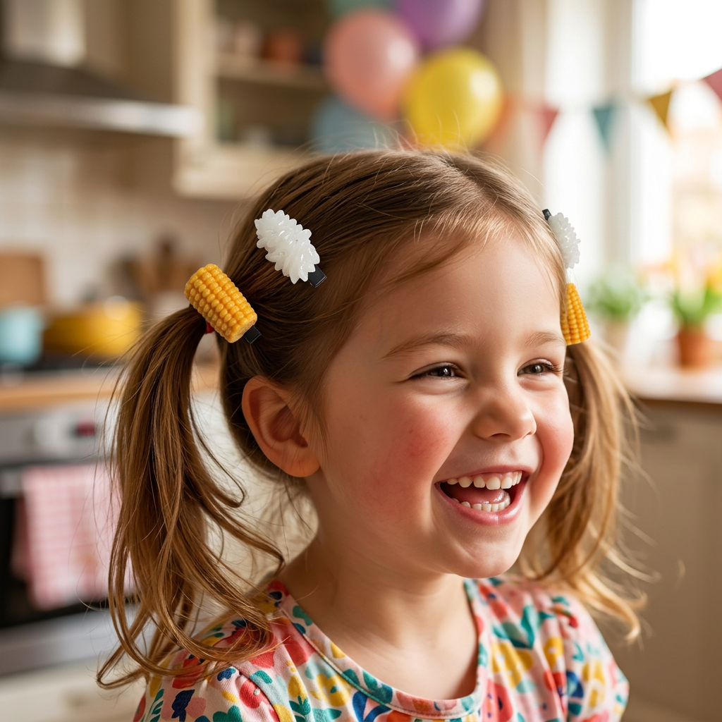 Mini Food Hair Clips Set Reali – обзор и цена Food Or Snacks