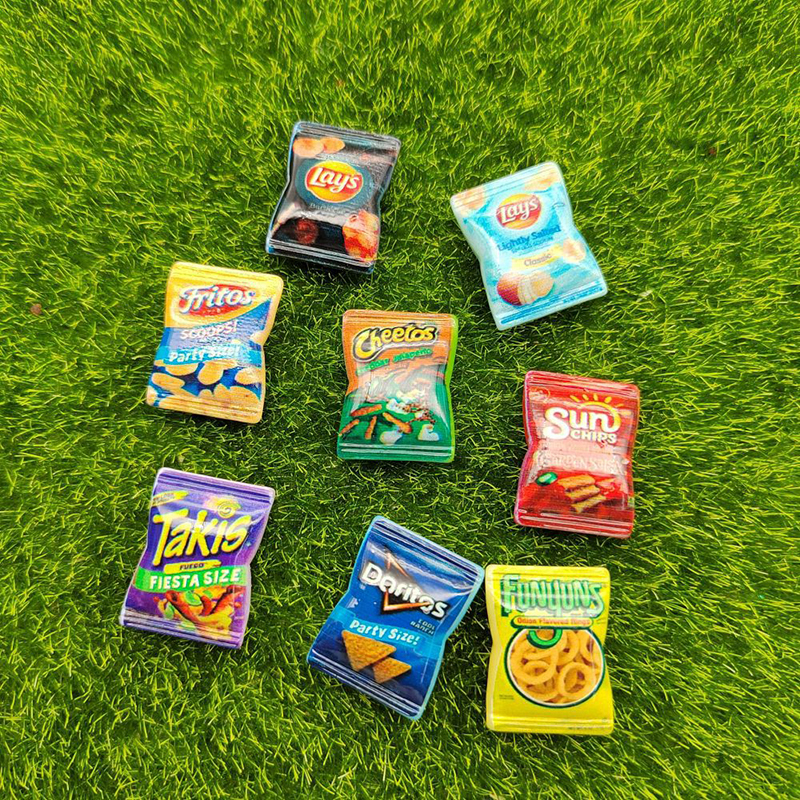 10Pcs Mini Snack Food Dollhous – обзор и цена Food Snacks Chips