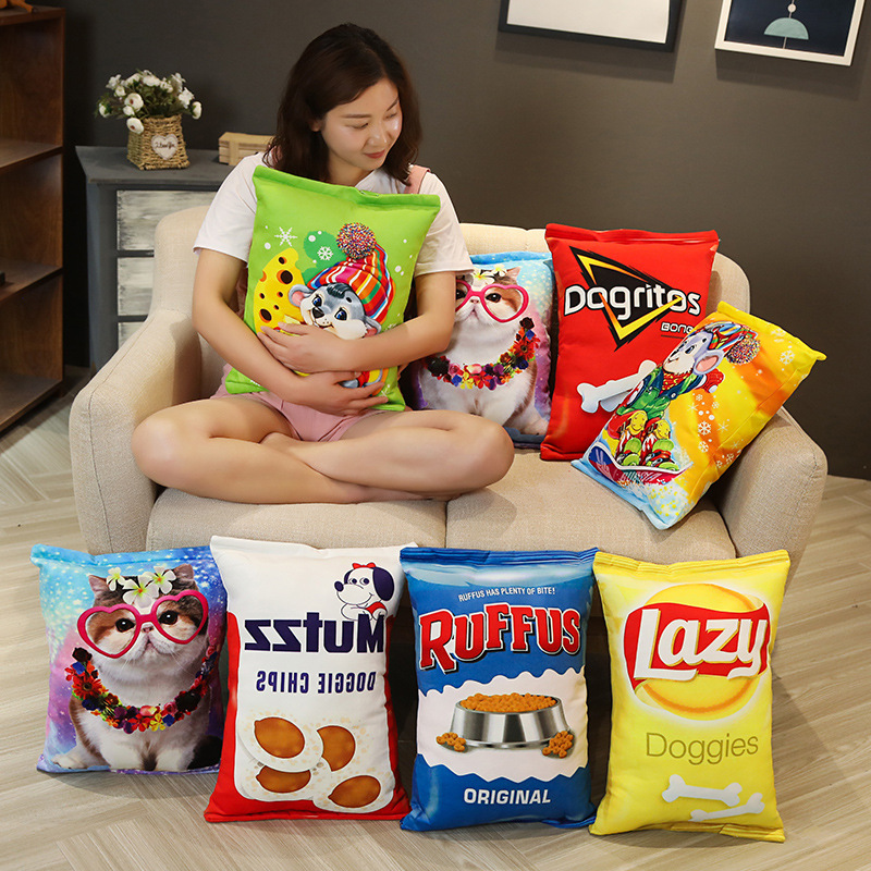 Creative Lifelike Snacks Plush – обзор и цена Food Snacks Chips