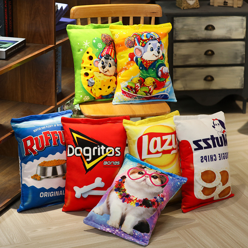 Creative Lifelike Snacks Plush – обзор и цена Food Snacks Chips