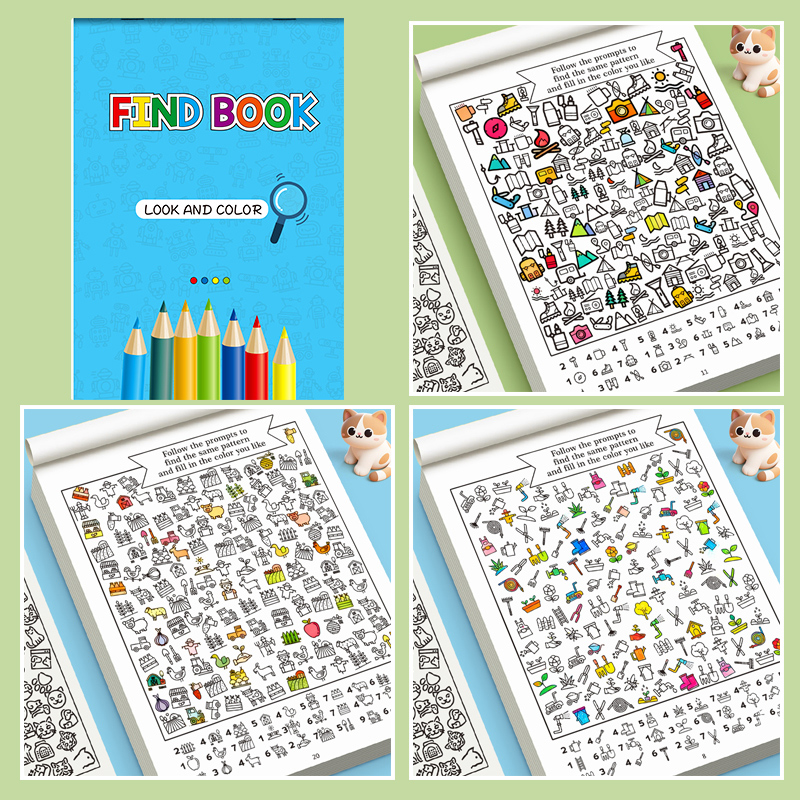 Interactive Book with Hidden P – обзор и цена Food Y Snacks Coloring Book