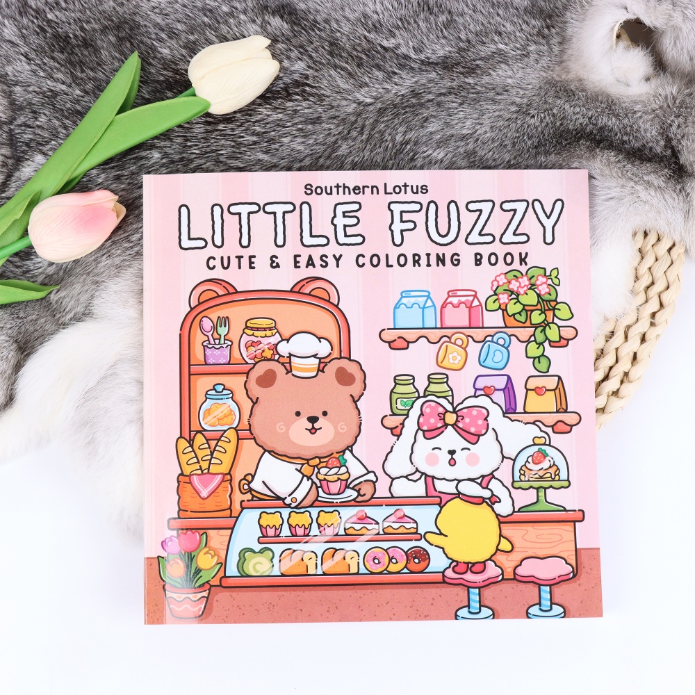 Cute Bear Bakery Theme Colorin – обзор и цена Food Y Snacks Coloring Book