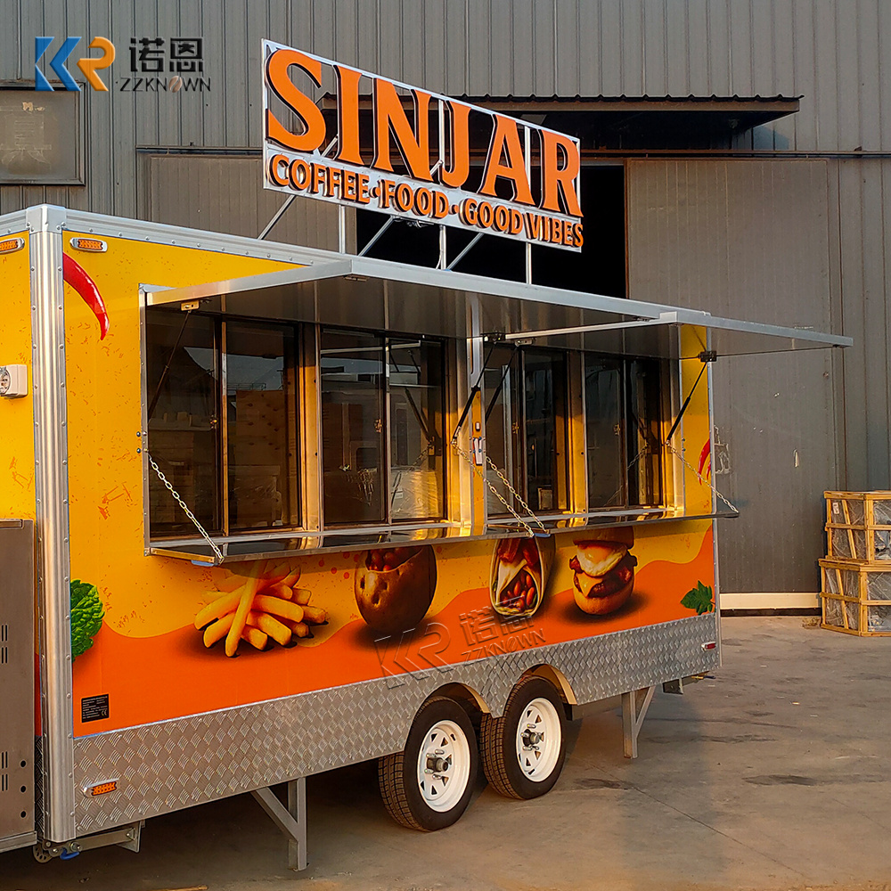 CE DOT Outdoor Food Trailers S – обзор и цена Food Truck With Snacks