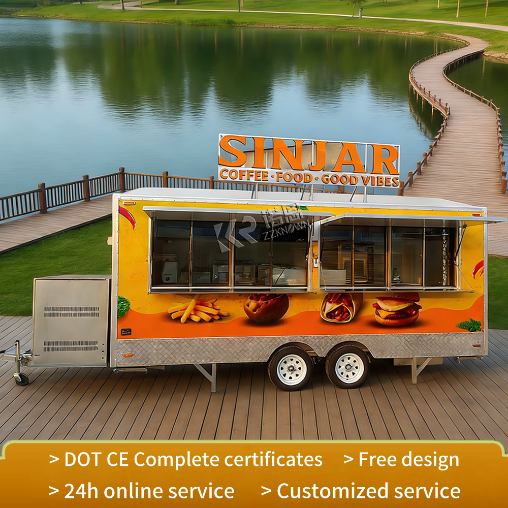 CE DOT Outdoor Food Trailers S – обзор и цена Food Truck With Snacks