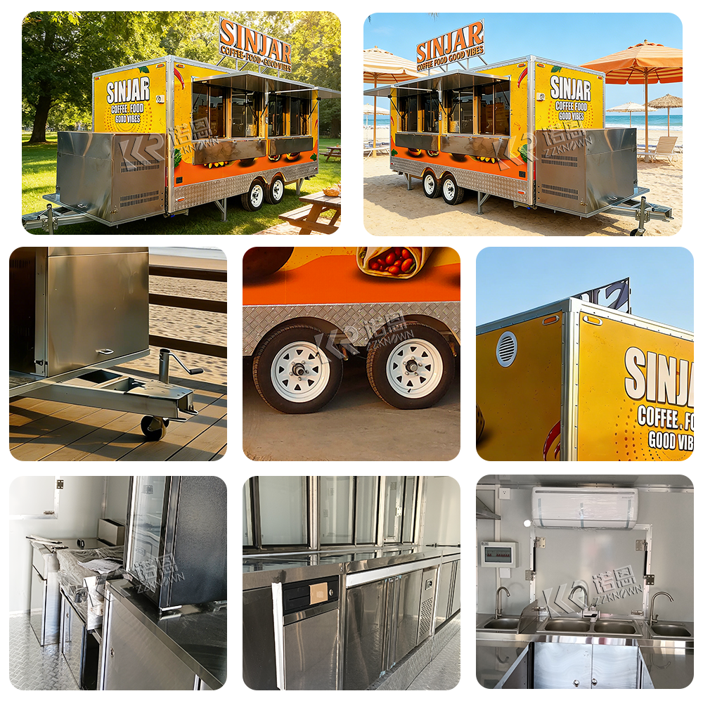 CE DOT Outdoor Food Trailers S – обзор и цена Food Truck With Snacks