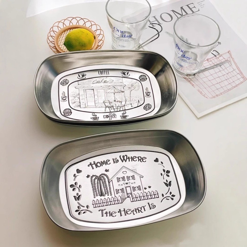2PCS Vintage American Tin Tray – обзор и цена Food Snacks For Picnic