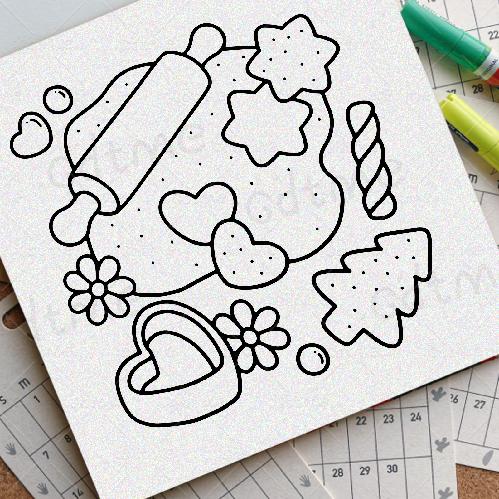 FOOD SWEETS Bold-easy Patterns – обзор и цена Food Y Snacks Coloring Book