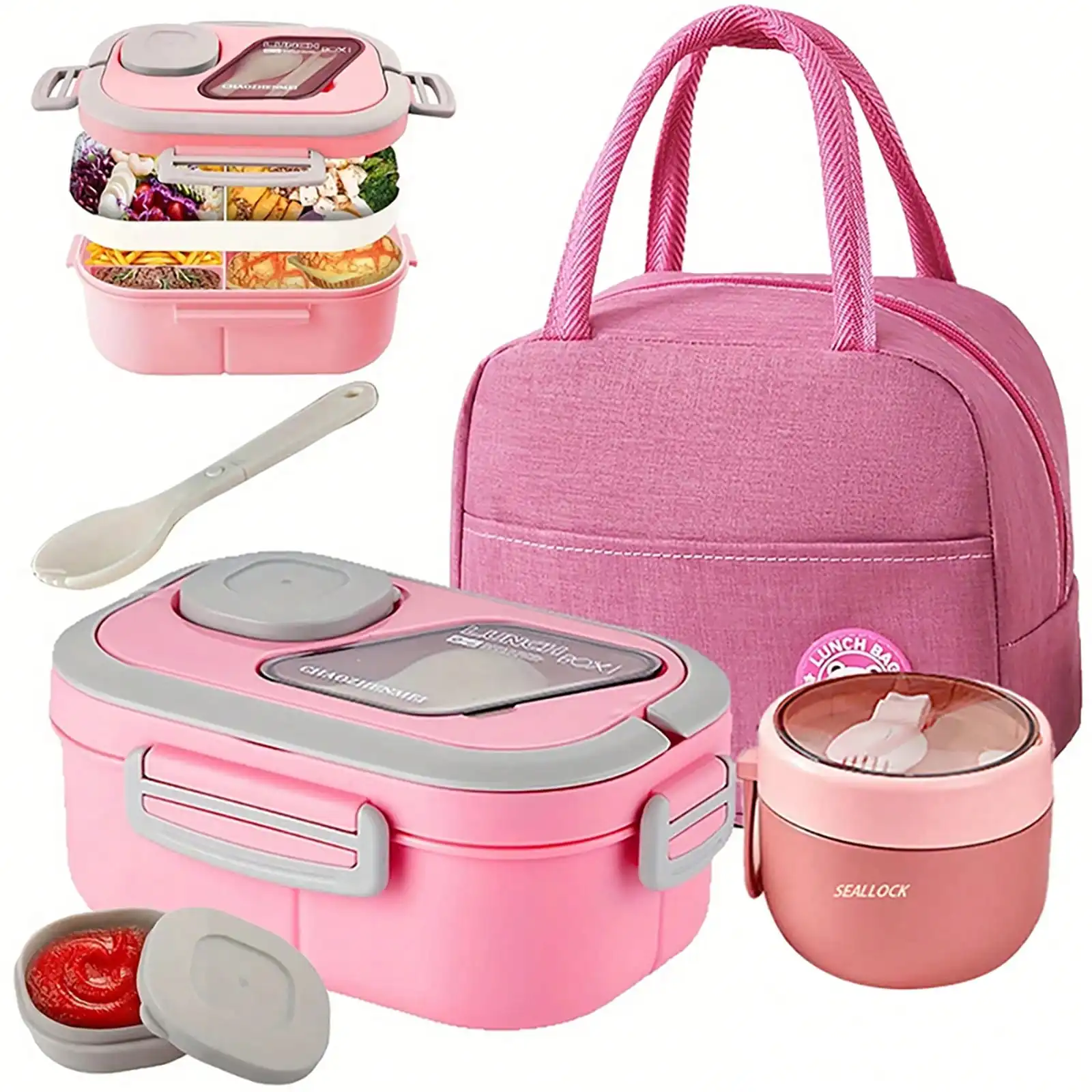 2-Layer Multi-Compartment Insu – обзор и цена Food Snacks For Picnic