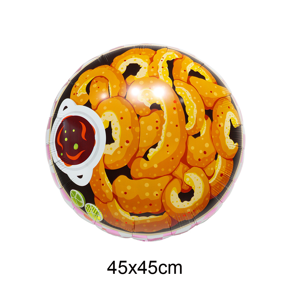 Food Themed Balloons Giant Fri – обзор и цена Food Snacks Chips