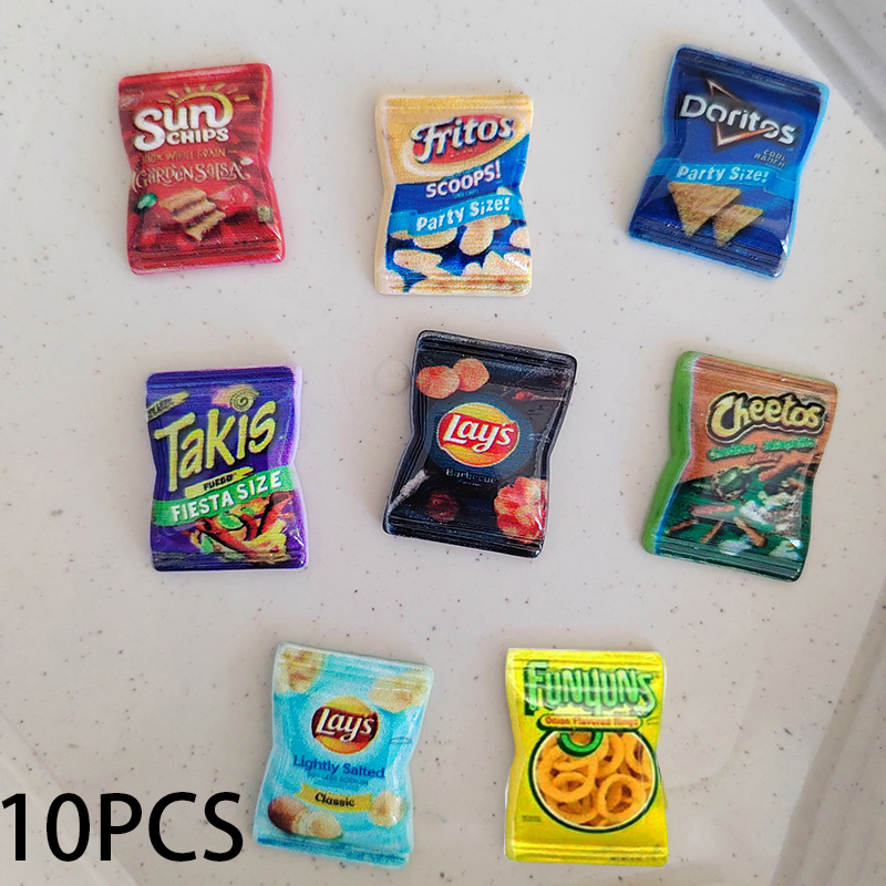 【F】10Pcs Random Simulation Pot – обзор и цена Food Snacks Chips