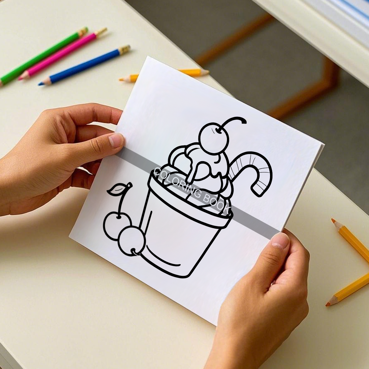 Delicious Food & Snack Themed  – обзор и цена Food Y Snacks Coloring Book