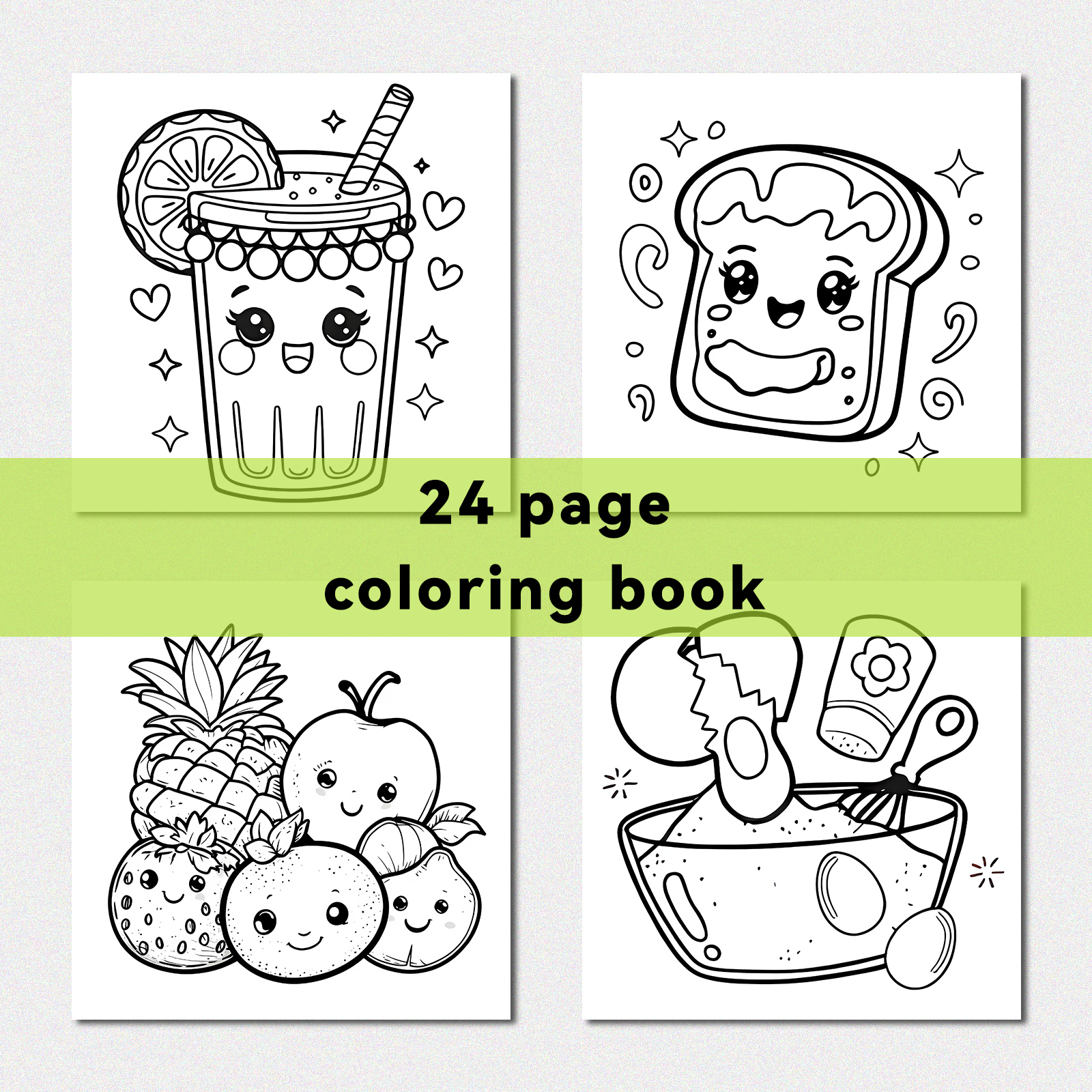 FOOD AND SNACK Coloring Book F – обзор и цена Food Y Snacks Coloring Book