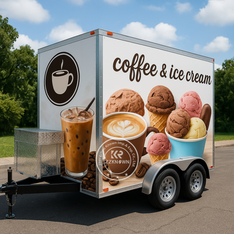 custom.Modern Mobile Kitchens  – обзор и цена Food Truck With Snacks
