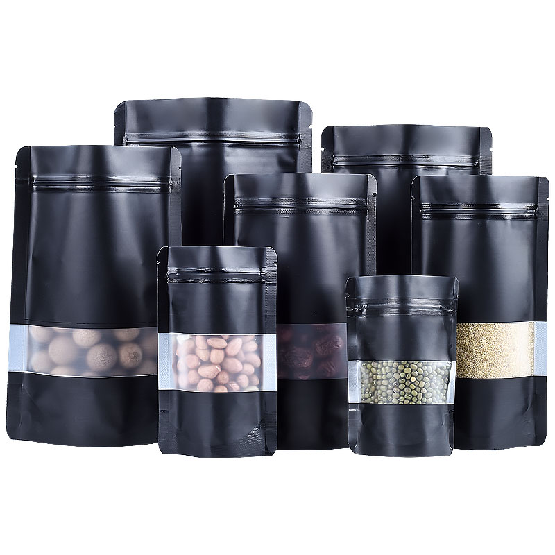 100PCS Stand-up Matte Black Al – обзор и цена Food Or Snacks