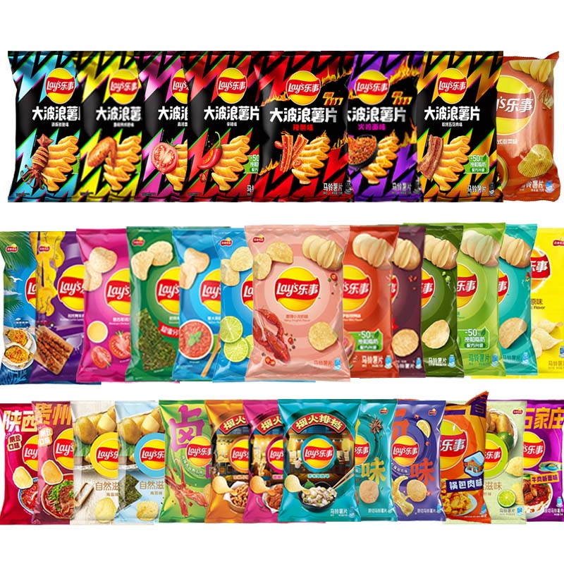 Lay's Potato Chips，Wave Chips  – обзор и цена Food Snacks Chips