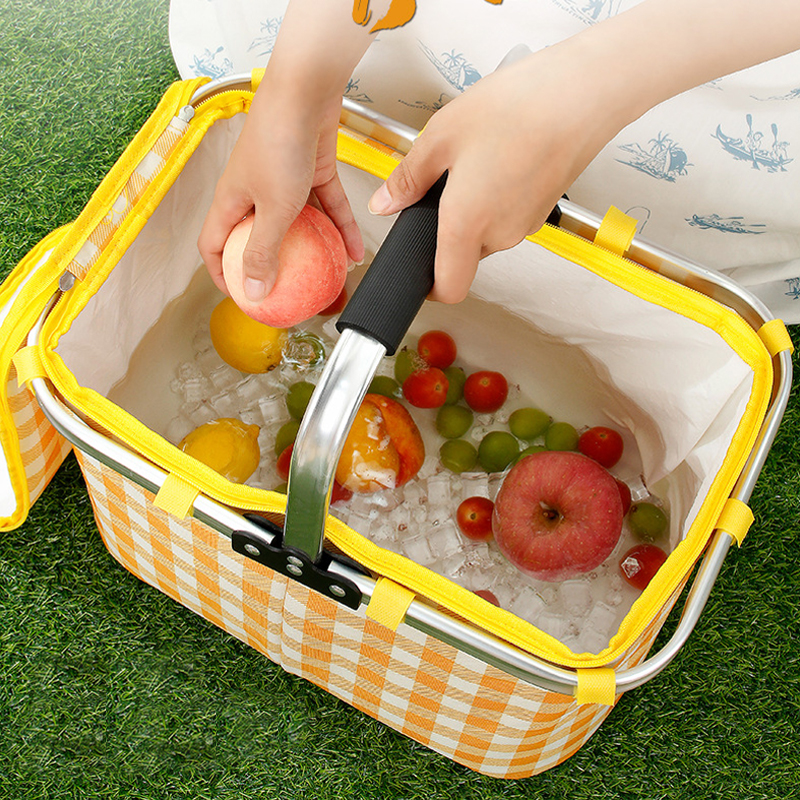 Retro Pastoral Lunch Bag Foldi – обзор и цена Food Snacks For Picnic