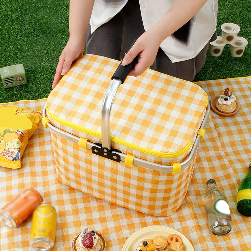 Retro Pastoral Lunch Bag Foldi – обзор и цена Food Snacks For Picnic