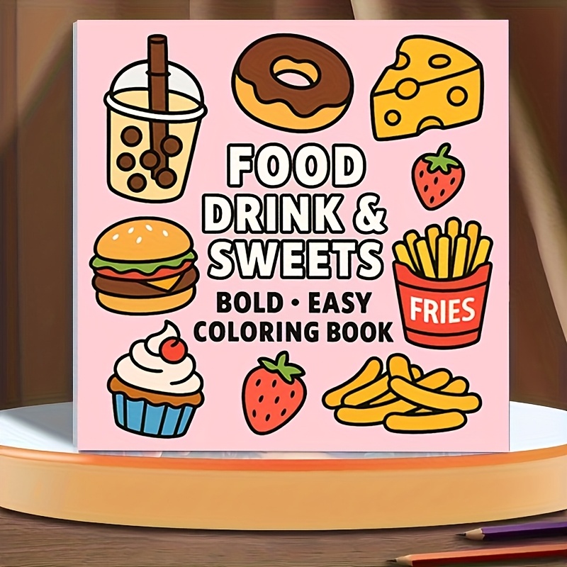 Original Upgraded Version, 24  – обзор и цена Food Y Snacks Coloring Book