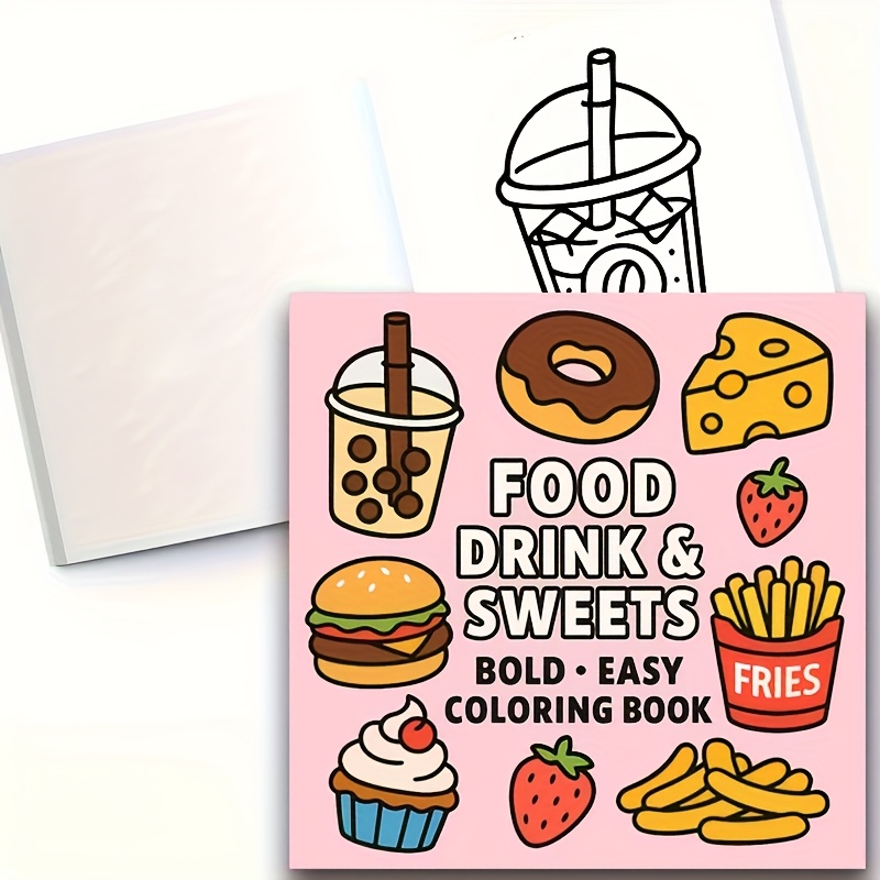 Original Upgraded Version, 24  – обзор и цена Food Y Snacks Coloring Book