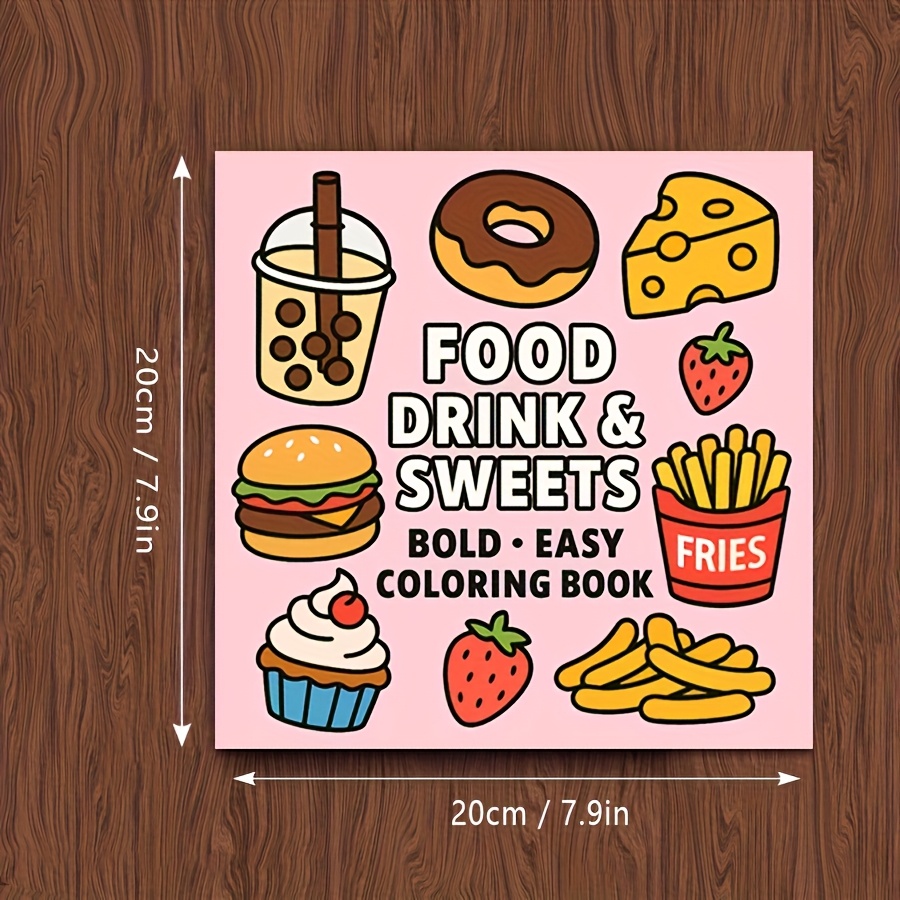 Original Upgraded Version, 24  – обзор и цена Food Y Snacks Coloring Book