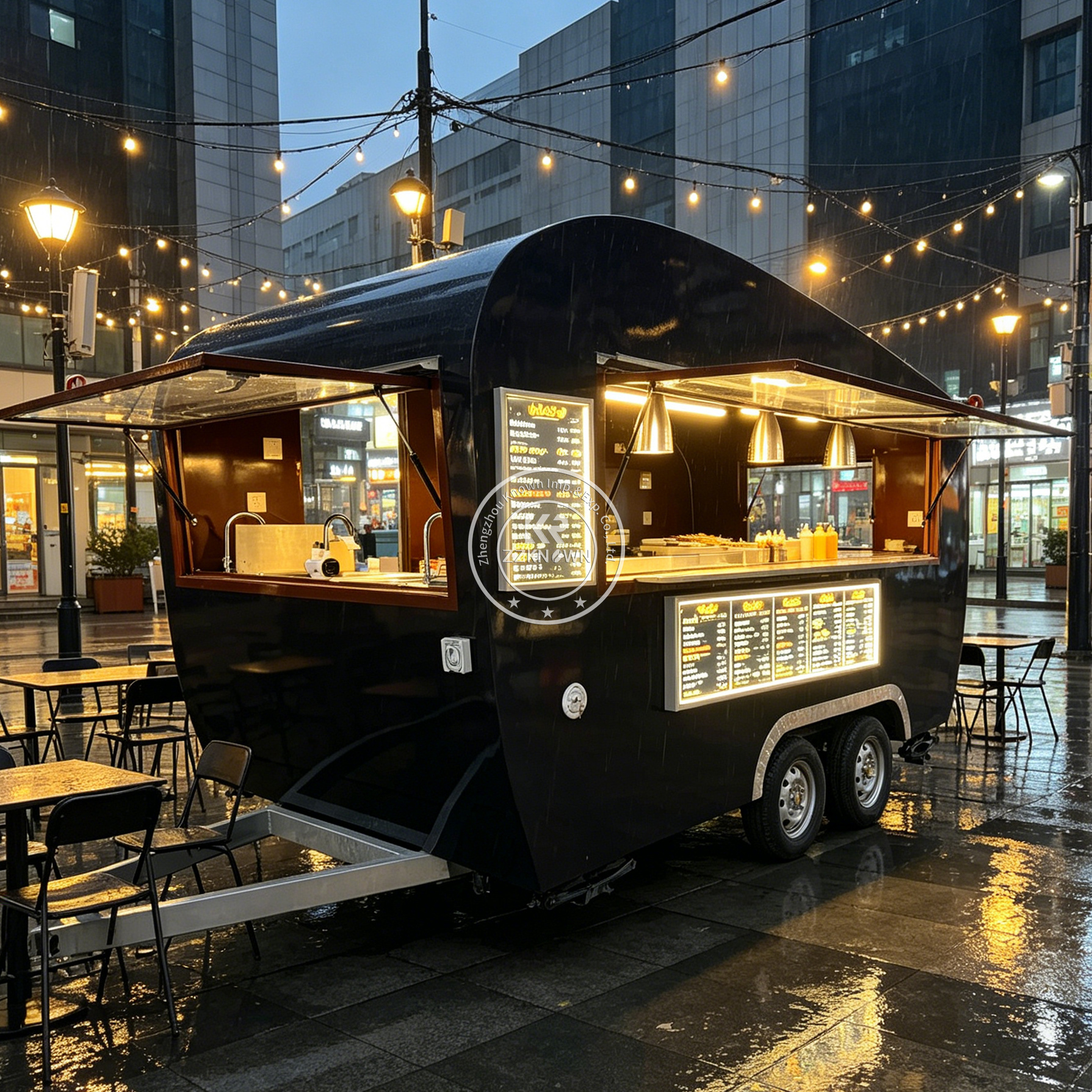 Outdoor Mobile Coffee Bubble T – обзор и цена Food Truck With Snacks