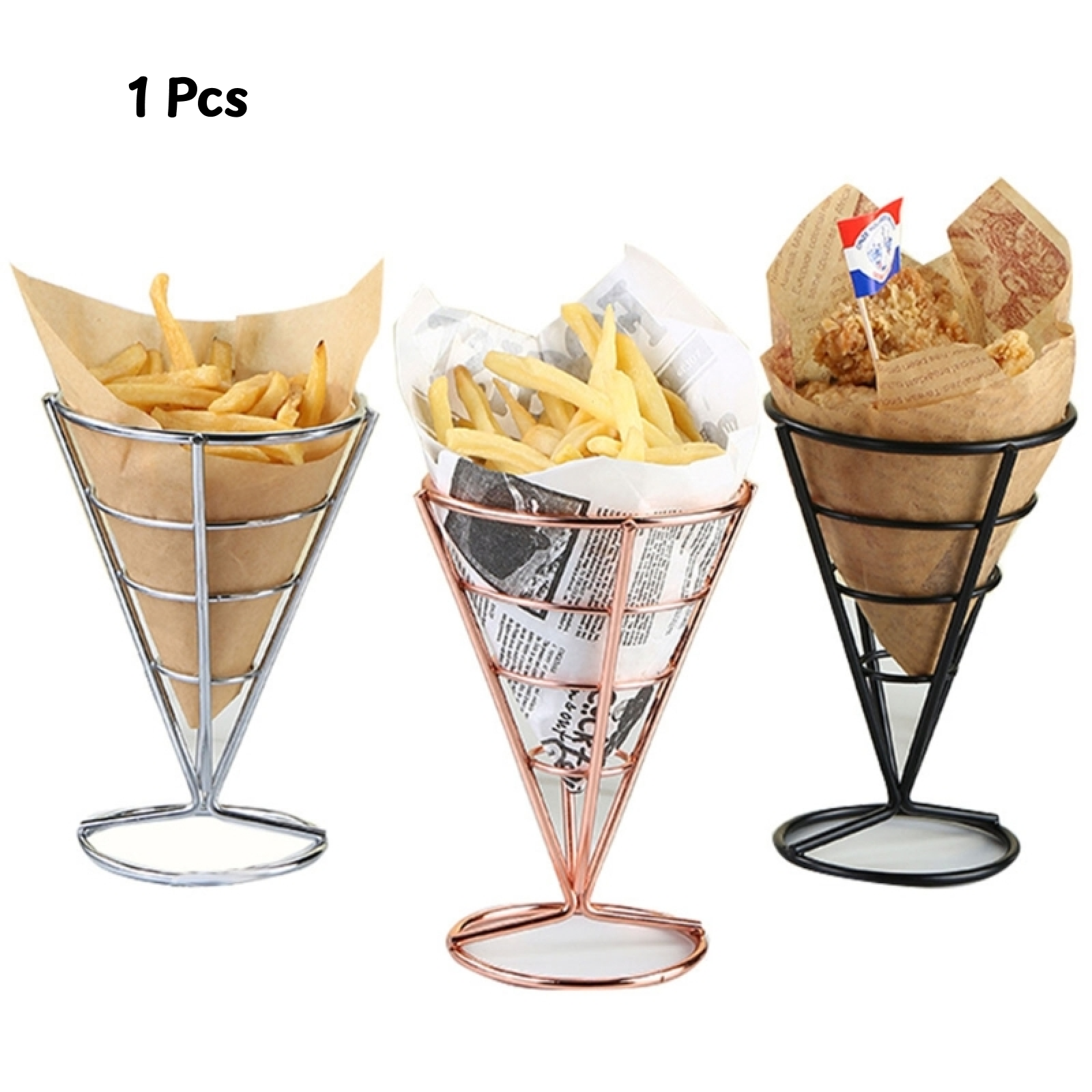 Cone Holder Stand French Fried – обзор и цена Food Snacks For Picnic