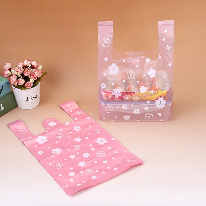 100Pcs/bag Pink Sakura Vest Ba – обзор и цена Food Or Snacks