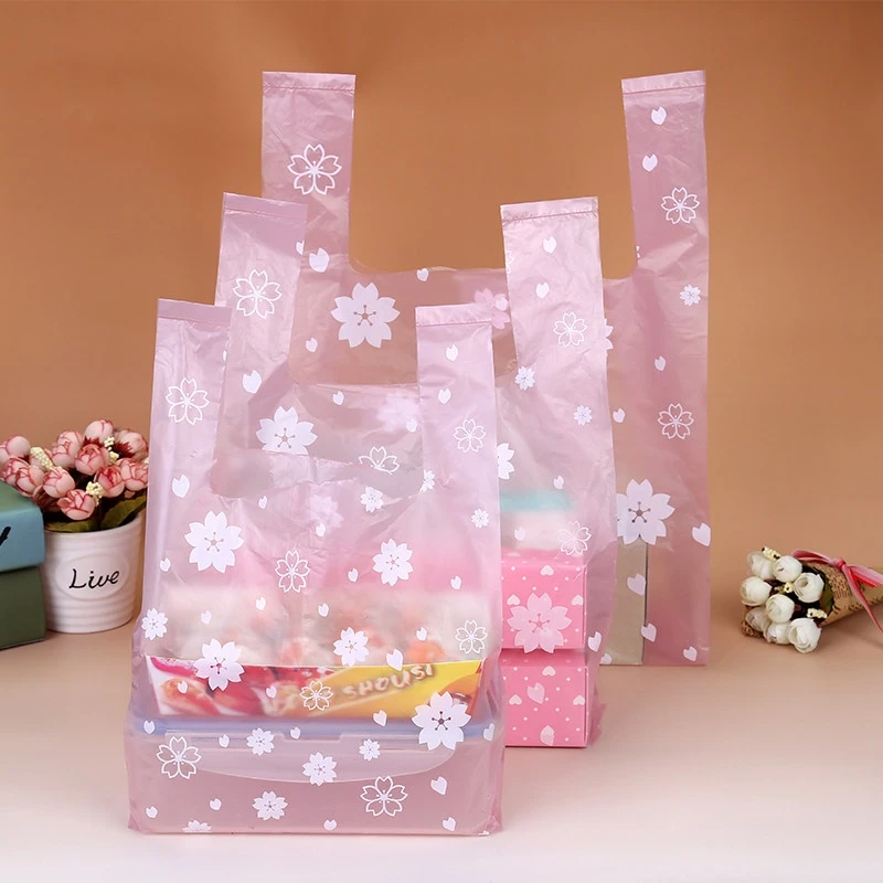 100Pcs/bag Pink Sakura Vest Ba – обзор и цена Food Or Snacks