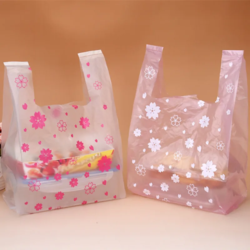 100Pcs/bag Pink Sakura Vest Ba – обзор и цена Food Or Snacks