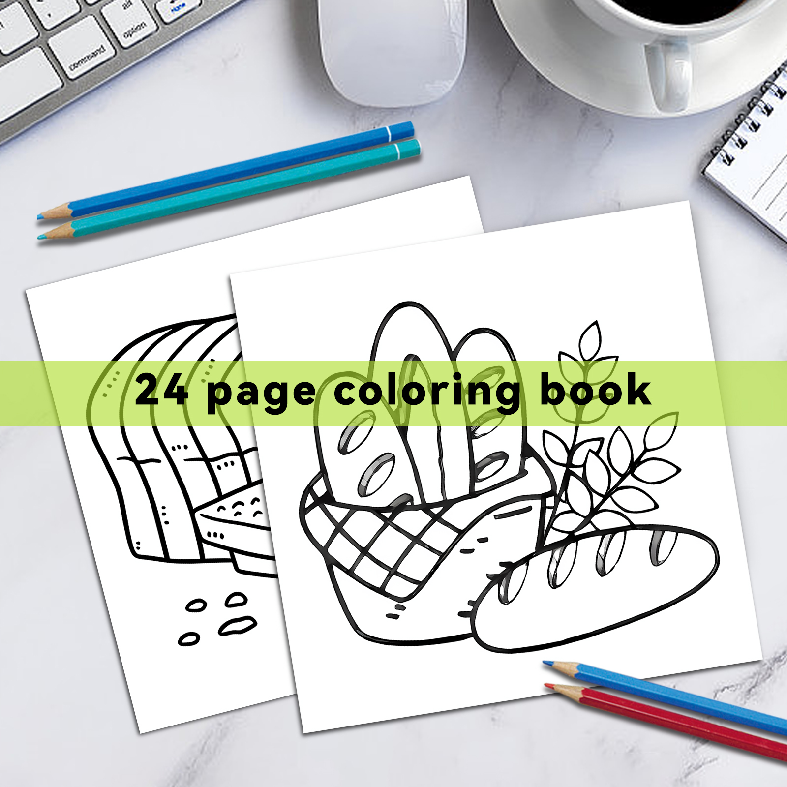 FOOD AND SNACK Coloring Book F – обзор и цена Food Y Snacks Coloring Book