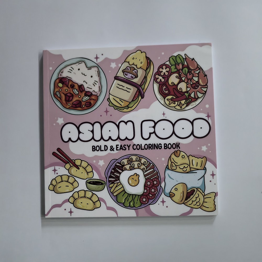 Asian Food Easy-bold Coloring  – обзор и цена Food Y Snacks Coloring Book