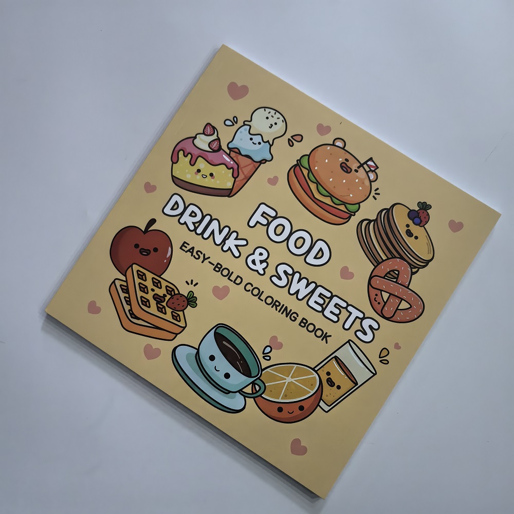 Food Drink & Sweets Easy-bold  – обзор и цена Food Y Snacks Coloring Book