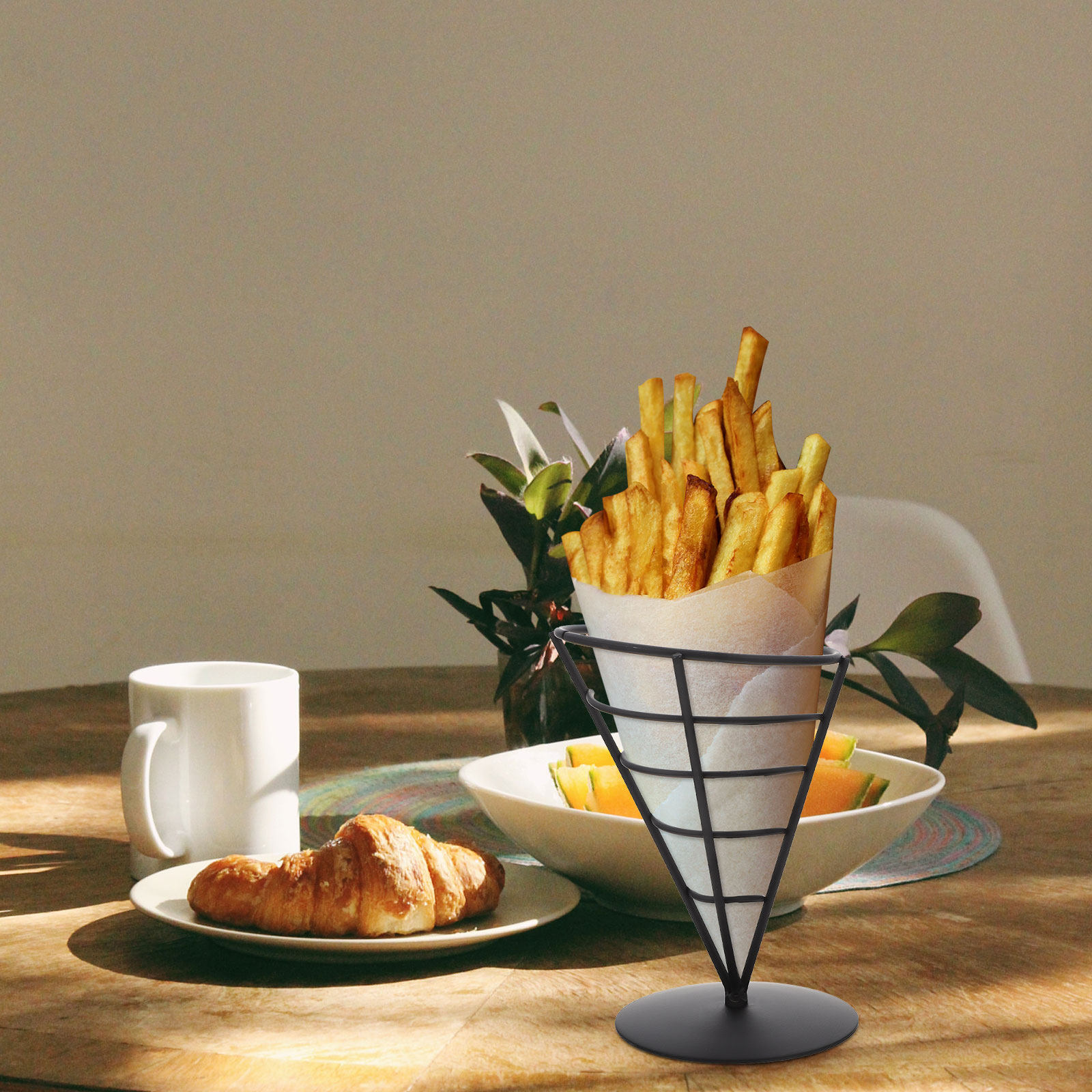 Iron French Fries Rack Sturdy  – обзор и цена Food Snacks Chips