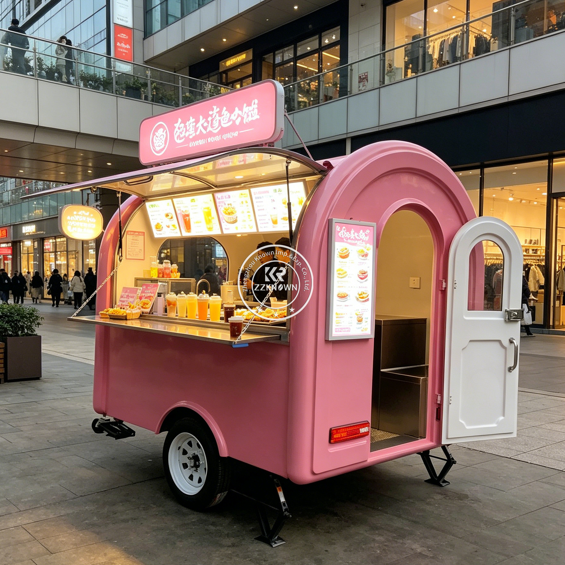 Mobile Mobile Waffle Dessert T – обзор и цена Food Truck With Snacks