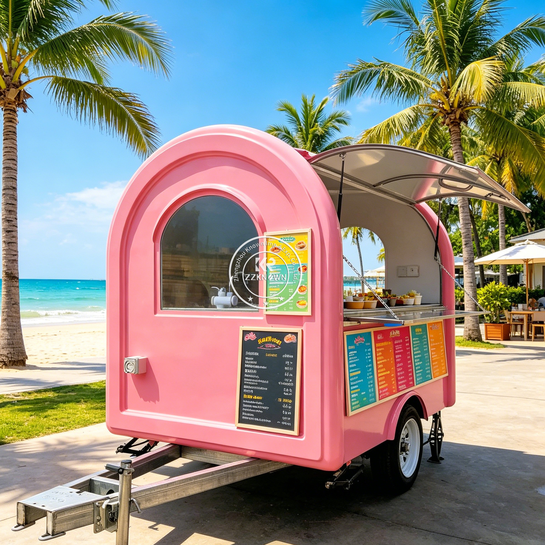 Mobile Mobile Waffle Dessert T – обзор и цена Food Truck With Snacks