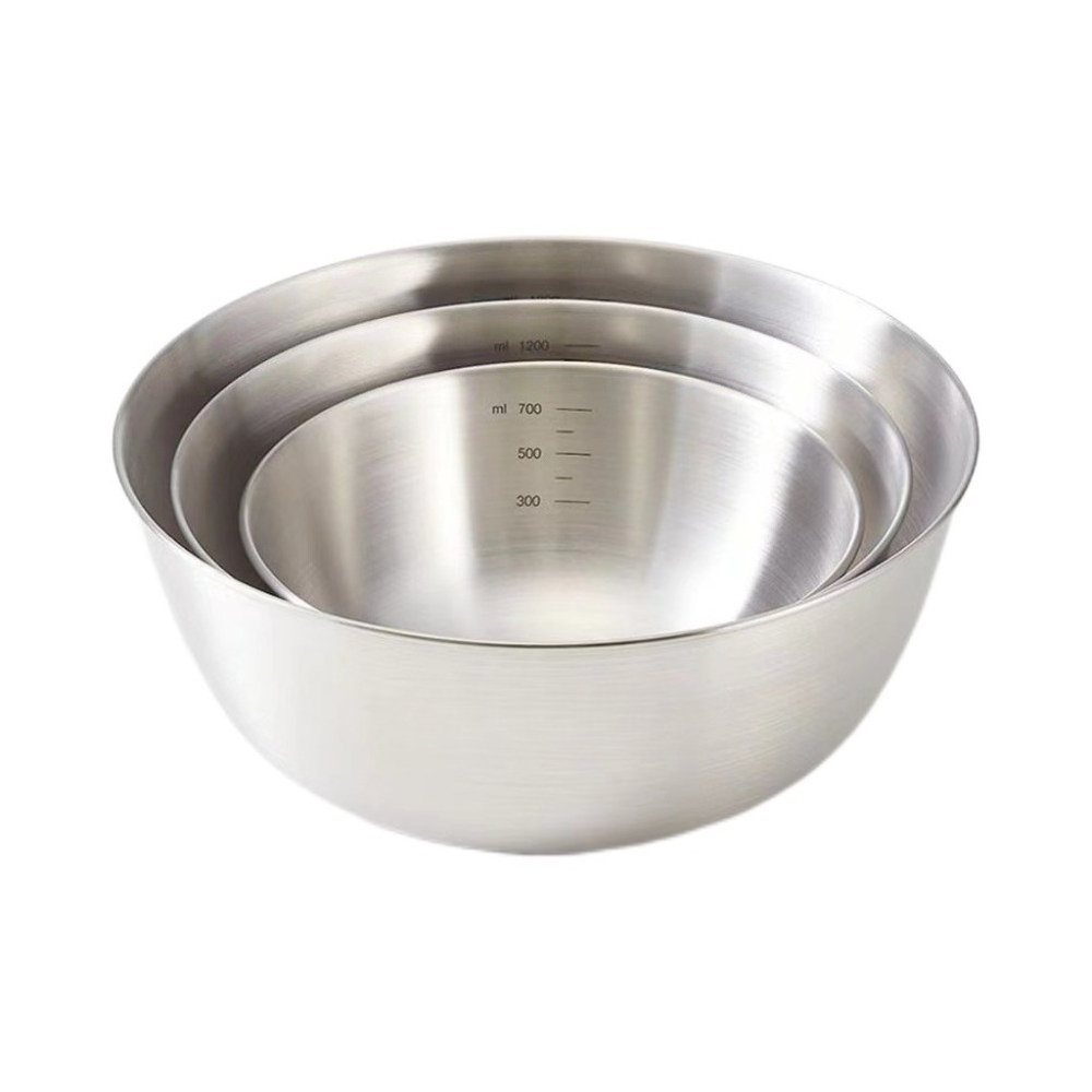 3pcs Stainless Steel Bowl Set  – обзор и цена Food Xxl