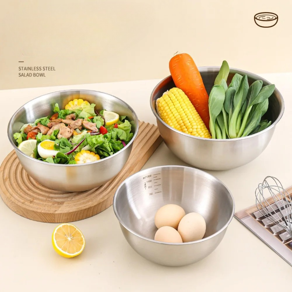 3pcs Stainless Steel Bowl Set  – обзор и цена Food Xxl